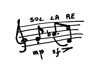 write to SOL - LA - RE